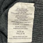 A pea in the pod  Charcoal Grey Snap Henley 3/4 Sleeve Tunic Size Medium Photo 5