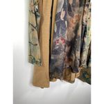 Soft Surroundings Women Arty Cardigan Open Front Tea Garden Earthy Floral Size S Photo 3