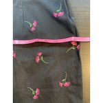 Amanda Smith Amanda‎ Smith Dress Women's 6 Black Pink Floral Flowers Embroidered Sleeveless Photo 10