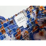 MISA Los Angeles Blue Pansy Selmin Top Sz. S Photo 7