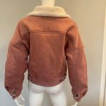 Etophe studios  Pink Corduroy Jacket with Sherpa Lining Photo 5