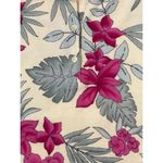 basic editions Yellow Berry Tropical Floral Polo Shirt Sz XL Women Photo 3