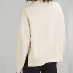 Lululemon Softstreme Turtleneck Pullover sweatshirt white opal cream size 6 Photo 6