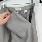 Talbots Gray Pure Silk Blend Trouser Pants Size 6 career office professional Photo 8