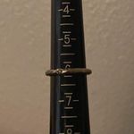 Antique Hand Forged .925 Sterling Silver | Diamond Ring Size 6 Photo 4