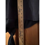 CAbi  Crosstie Pullover Ribbed Knit Top Long Sleeves Black 4288 Women Medium Photo 5