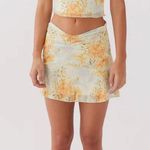 Peppermayo  Floral Skater Skirt in cream and yellow Photo 1