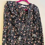 & Other Stories Paris Atelier & Other Stories Long Sleeve Smock Ruffle Short Dress Floral Size 8 Photo 1