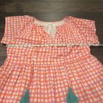 THML Pink/Orange/White Patterned Dress Sz M Photo 9