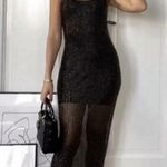 ZARA NWT SHIMMERY LONG MESH DRESS SIZE S - Photo 4