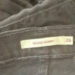 Levi's Levi’s Black Distressed Wedgie Skinny Jeans Size 26 Photo 5