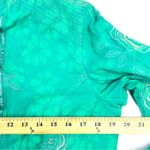 Mirasol Women Jacket Blue Boho Embroidered Floral Mandarin Collar Sz S Carriage Photo 6