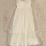 Petal and Pup NEW Floret Bow Strap Sweetheart Neck
Maxi Dress White sz M Photo 3