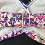 Athleta  Halter Bikini Top 32‎ D/DD Floral Print Swimsuit Beach Vacation Photo 4