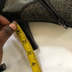 Y2K Preppy Academia Goth Tweed Leather Lace up Oxfords Lace up Mary Janes Heels Boots Loafers Booties Brogues Cap Toe School Girl Shoes Dark Black Gray #whimsygoth Photo 5