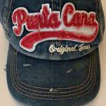 Punta Cana Denim Blue Distressed Women’s Cap. Preloved Photo 2