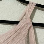 W Too Watters Blush Pink Bridesmaid One Shoulder Tulle Maxi Dress Womens 0 Photo 5