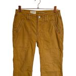 Pilcro Anthropologie The Yaya Crop Flare Pants in Bronze- PLEASE READ Photo 4