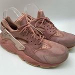 Nike Air Huarache Pink Suede Running sneakers Size 8.5 Photo 0
