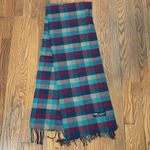 Made in Scotland 100% cashmere scarf‎ Unisex plaid colorful fringe Red Photo 1