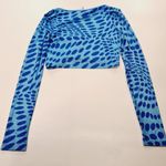 superdown Gianna Top in Blue Photo 9
