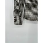 J Crew Schoolboy Blazer Womens 0 Houndstooth Wool Blend Preppy Academia Career Black Photo 2