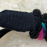 Rad Vintage 80’s Black , Pink And Teal Woven Belt 32 Photo 3