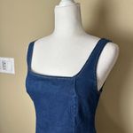 SheIn NWT  Petite Medium Stretch Denim Jeans Jean Mini Dress with Slit Photo 3