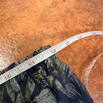 Atelier Camille Paris Navy Gold Stretchy Brocade Pants Size Blue Photo 5