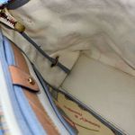 Dooney & Bourke  Miami Beach Leather Coated Canvas Rainbow Zip Shoulder Bag Purse Photo 13