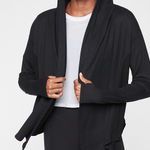 Athleta Black Nirvana Wrap Sweater Cardigan #211274 Size XXS Photo 0