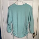 Athleta Lombard Ruched Sweatshirt in Mint Green W-227 Sz M Photo 8