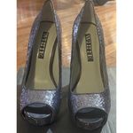 Vera Wang Charcoal Glitter Peep Photo 8