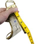 Larroude gold stiletto strap sandal heels NEW Size 8 Photo 8