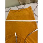 Anthropologie  Maeve Cosima Flouce Faux Suede Midi High Low skirt, size 14 Photo 10