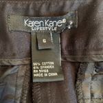 Karen Kane  black polished cotton and spandex bootcut pants Photo 7