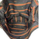 Loewe Vintage Pebbled Leather Anagram Crossbody Bag Black Brown Small Photo 6