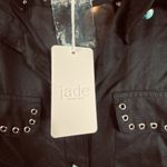 Johnny Was NWT Jade Sonia Double Pocket Shirt XL Silky Turquoise Accents Rivets Photo 11