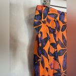 Pretty Little Thing NWT Plus Orange Beach Flares Floral Tropical Womens Size US 16 Photo 9