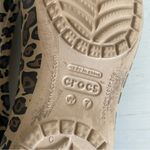 Crocs  Kadee Animal Print Cut Out Flats Shoes Sz 7 Photo 8