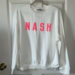 NASH‎ COLLECTION Women’s White with Neon Pink Long Photo 6