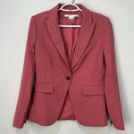 Veronica Beard Womens Blazer 4 Pink Career Single Breast Button Office Modest Photo 0