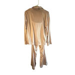 EXPRESS  Beige Satin Top & Pant Pajama Set Size XS Photo 5