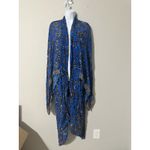 Amuse Society Amuse Society Brooklyn Kimono Duster Cardigan Medina Blue One Size Photo 5
