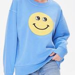Forever 21 Smiley Face Yin Yang Crewneck Photo 1