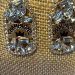 New Years Elegant Gold and Silver Champagne Bottle Earrings Photo 3