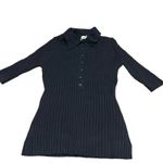 A New Day Women's Black Henley Neck Long Sleeve Sweater - Size XS - NWT Photo 7