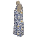 HIHO Women's Linen Cotton Fish Print Sleeveless Midi Dress Tortola BVI Size M Blue Size M Photo 1
