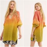 Free People Come Together Ombré Chunky Sweater Tunic Photo 1