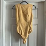ZARA NWT  Muted Yellow Bodysuit- size Medium Photo 5